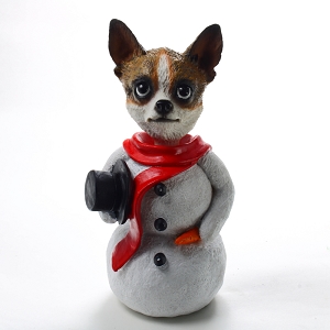 Chihuahua Brindle & White  Jolly Holidog