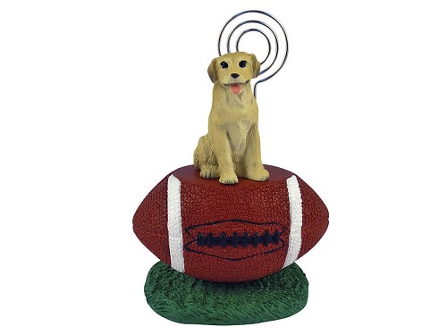 Labrador Retriever Yellow Football Memo Holder
